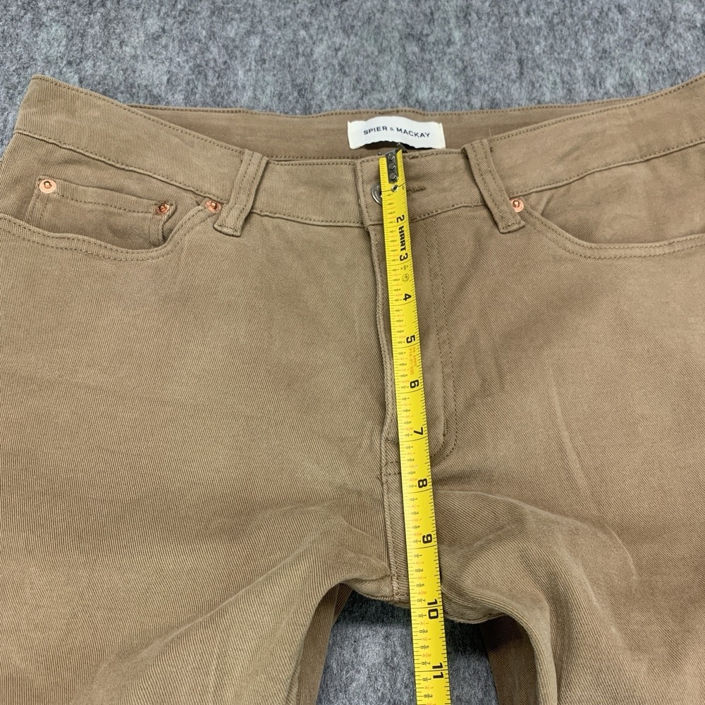 Spier & Mackay Slim Fit Brown Casual Pants Cotton/Spandex - Size 34x29 - Picture 10 of 13